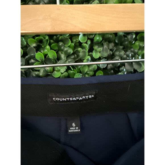 Counterparts Women’s Size 6 pants, elastic Navy Blue trousers - Picture 3 of 5